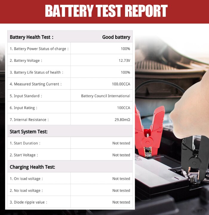 LAUNCH BST360 Car Battery Tester 12V Automotive SEEMONEZ.COM