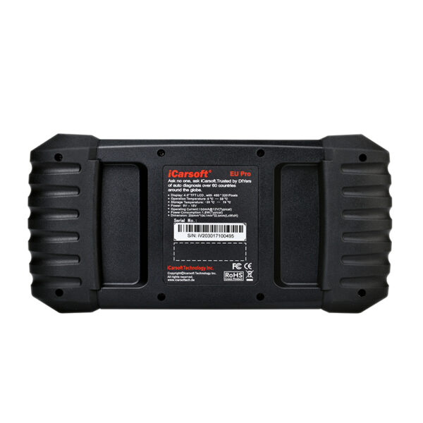 iCARSOFT EU PRO Car Diagnostic Tool Scanner