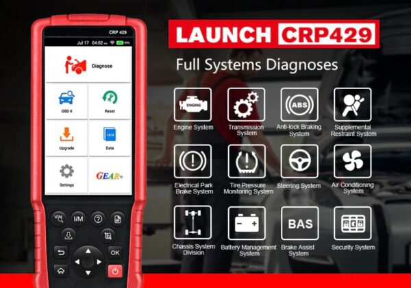 Launch CRP429 Car Diagnostiic Scanner Tool (2)