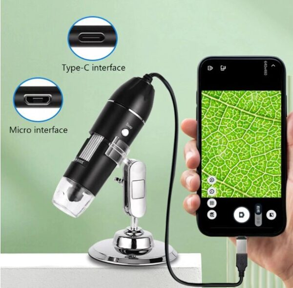 1600X Digital Microscope Camera Portable Electronic Microscope For Soldering