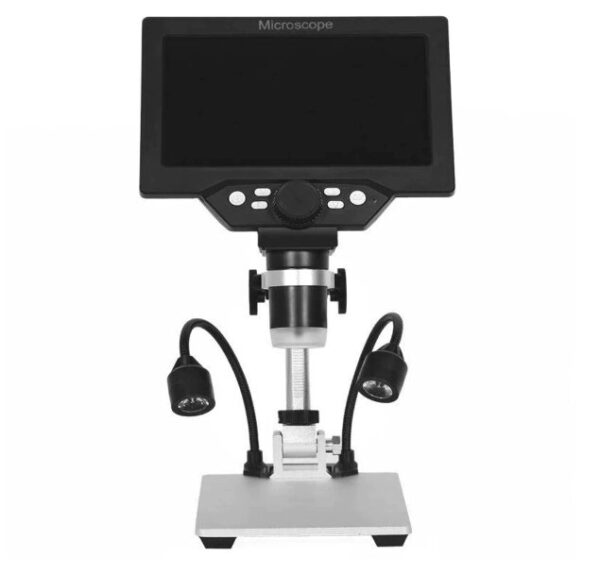 G1200 Digital Microscope 7 Inch LCD Display 12MP 1-1200X Continuous Amplification Automotive Magnifier