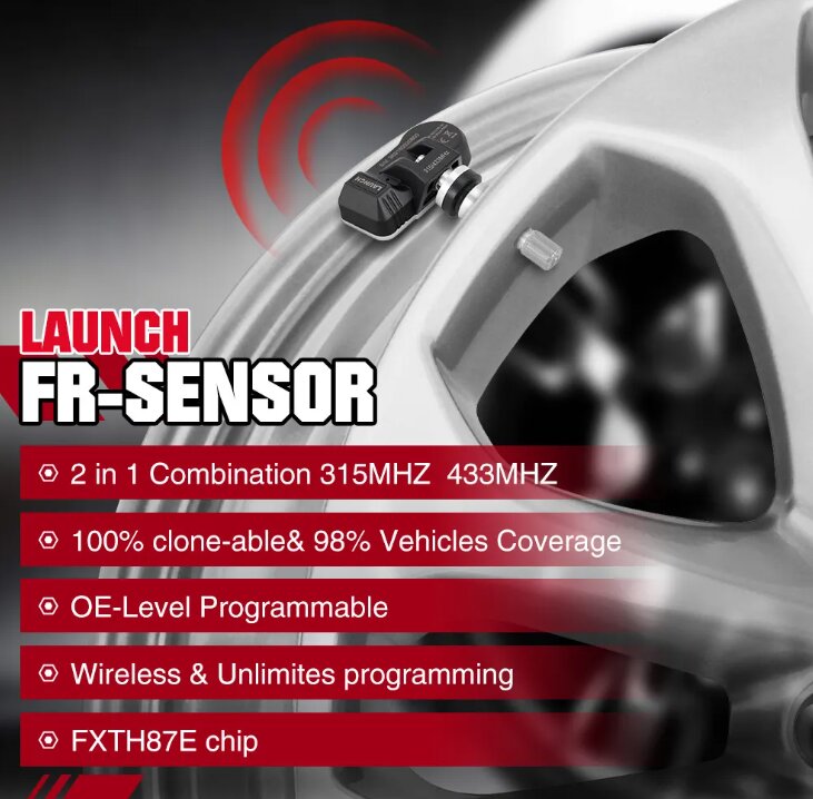 Free Delivery in Ireland with 1 year warranty. Shop now for a LAUNCH Tpms Sensor