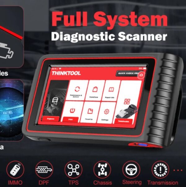 THINKCAR THINKTOOL with Printer Car OBDII Diagnostic Scanner Tool